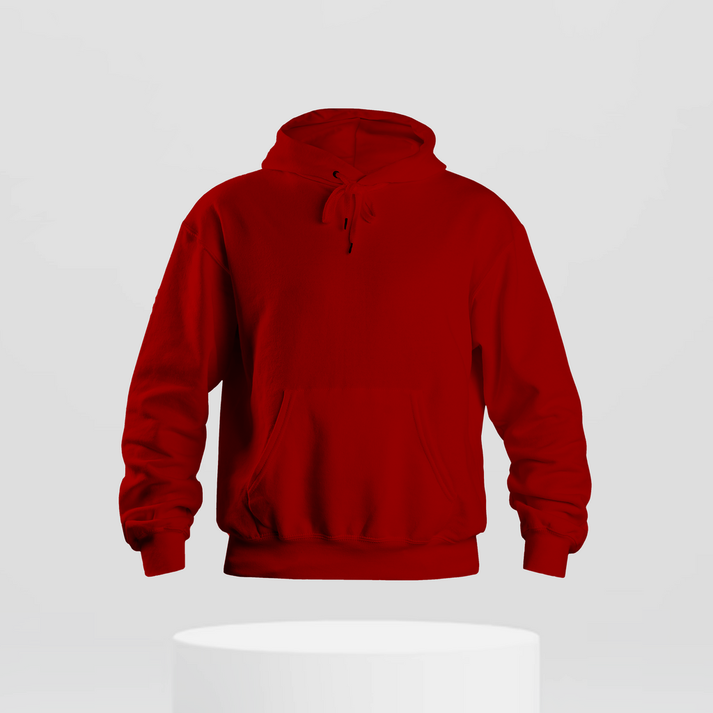 Red basic hoodie online